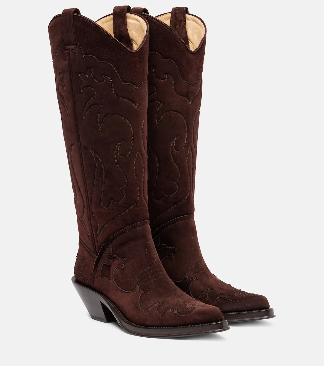 Gabriela Hearst - Capitana suede cowboy boots