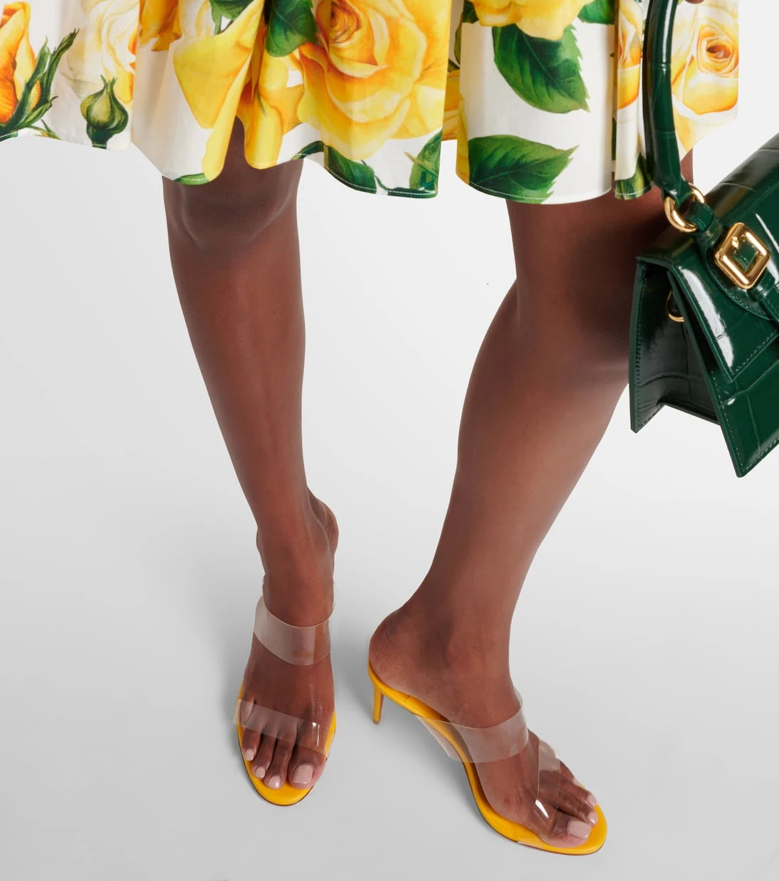 Christian Louboutin - Just Nothing 85 PVC mules