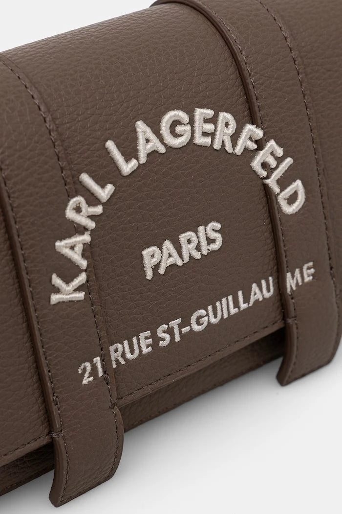 Karl Lagerfeld kadın crossbody çanta, suni deri K/RSG