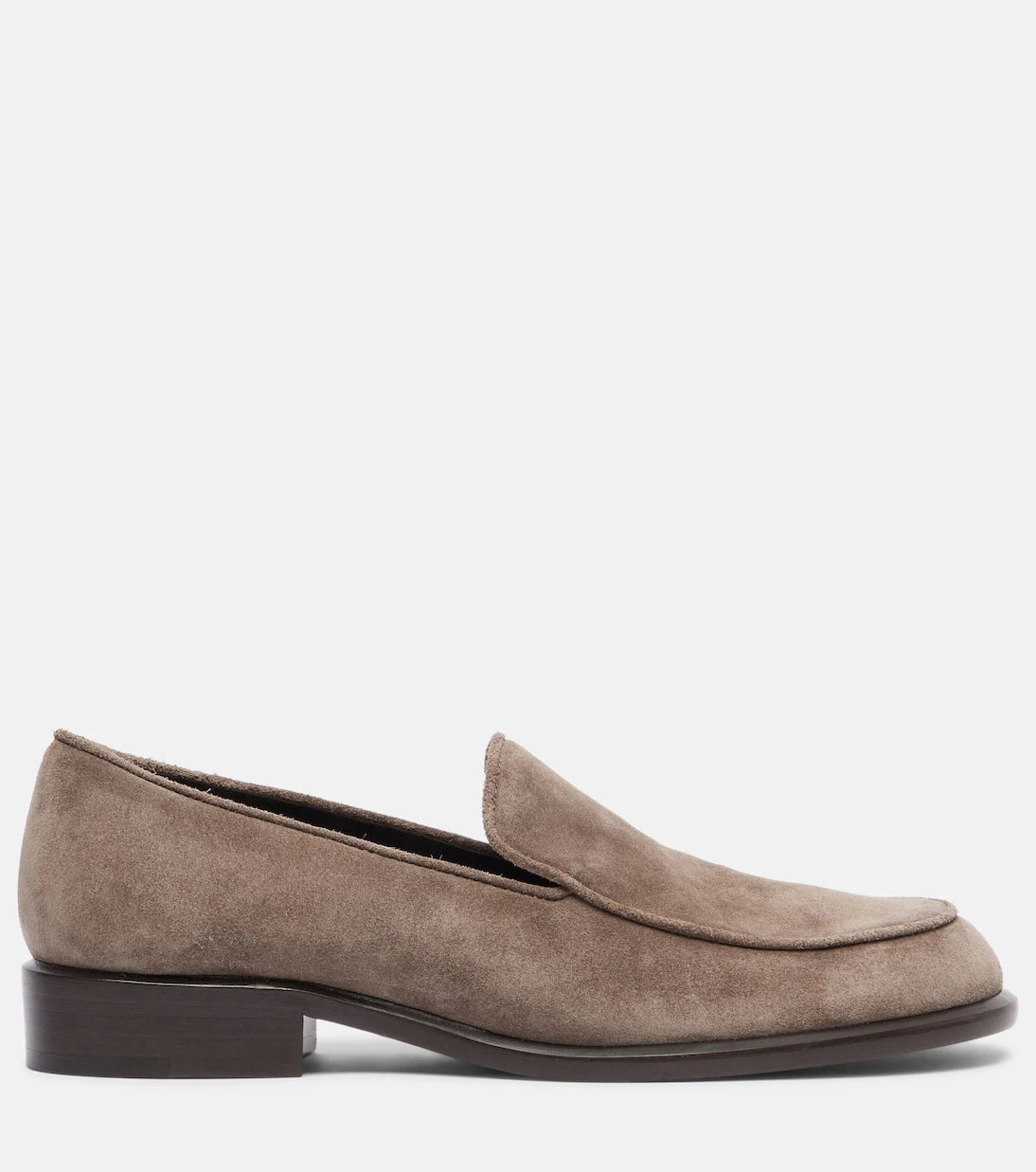 Khaite - Miles suede loafers