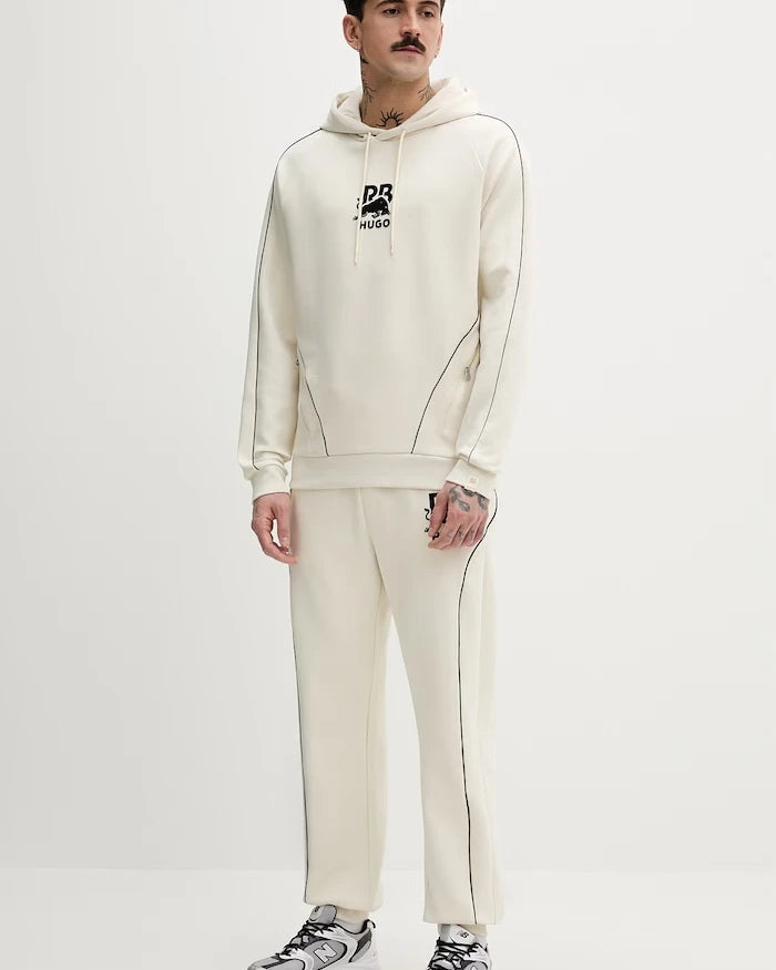 HUGO kapüşonlu erkek pamuk elastan Dofrentis_RB sweatshirt