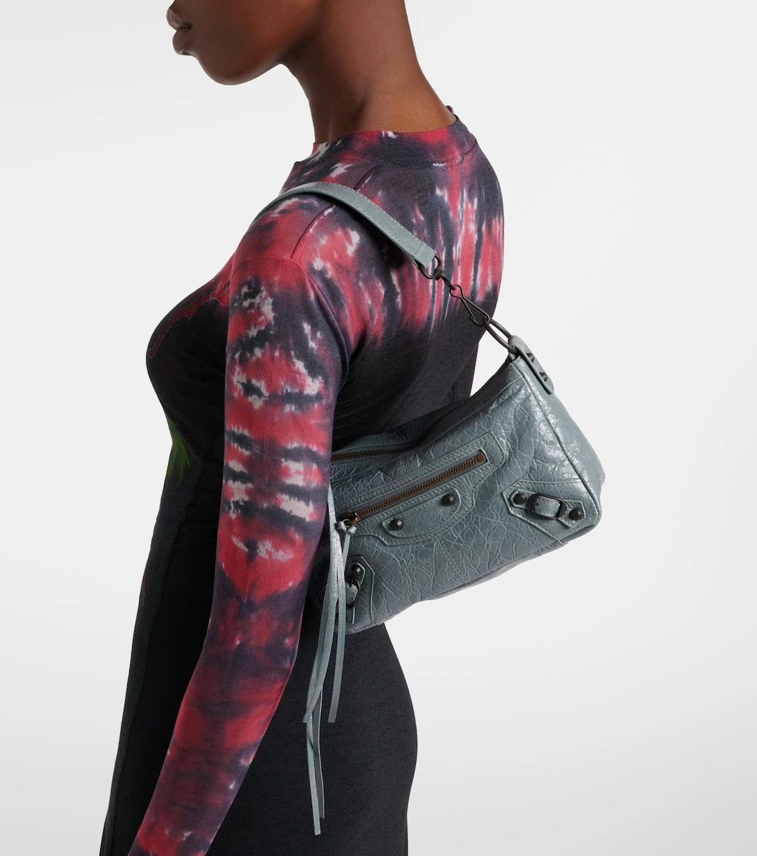 Balenciaga - Le City Moto Mini leather shoulder bag