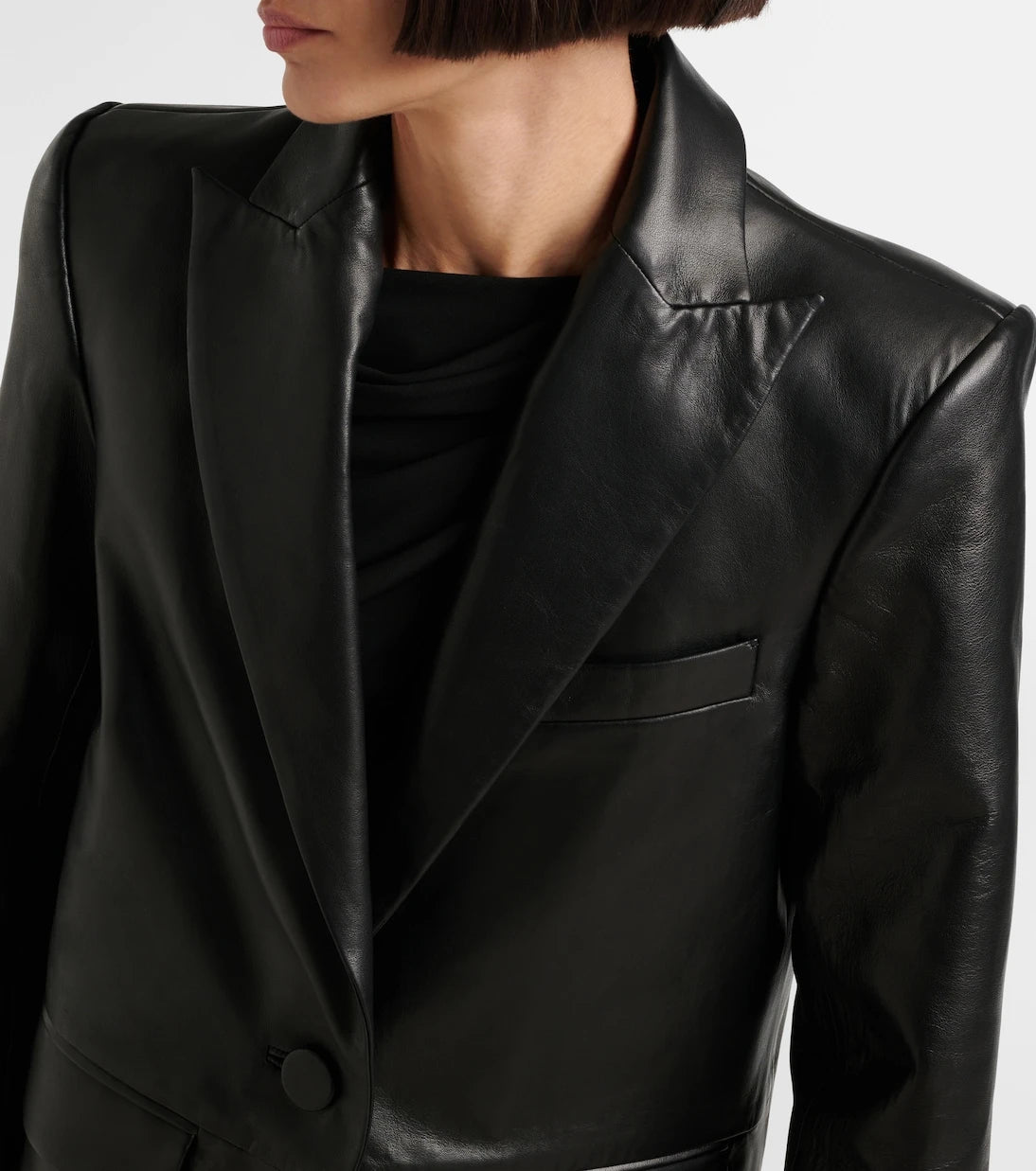 Alex Perry - Oversized leather blazer