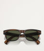 Oliver Peoples Brown Acetate Birell Sun Sunglasses
