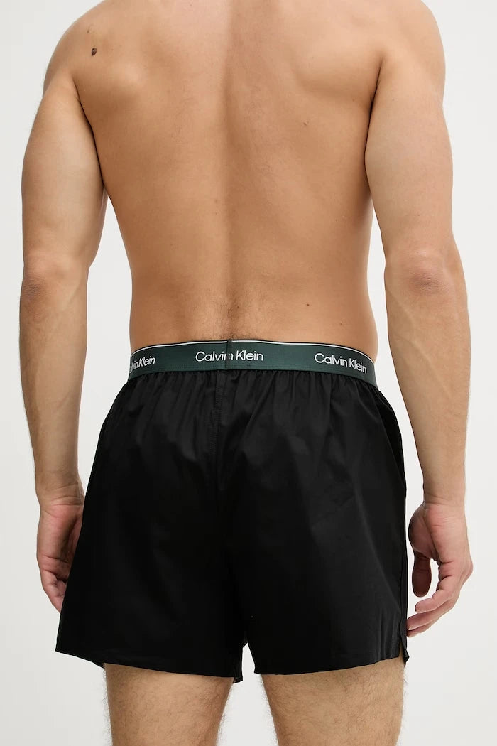 Calvin Klein Underwear erkek pamuklu elastanlı bol boxer 3’lü