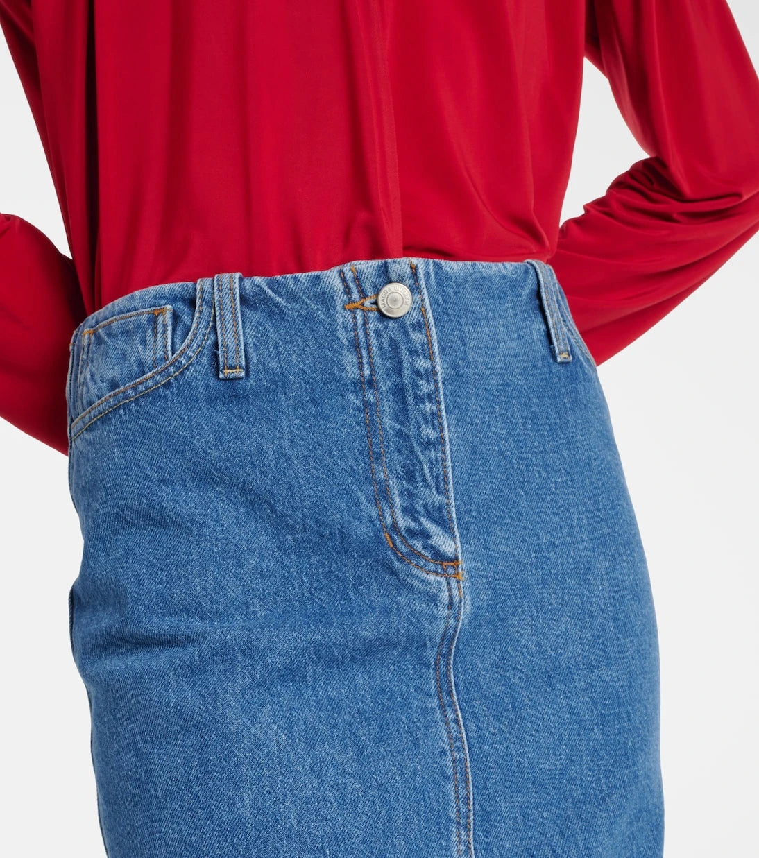 Magda Butrym - Denim midi skirt