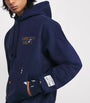 Cotton Logo Paint Hoodie VINTAGE NAVY