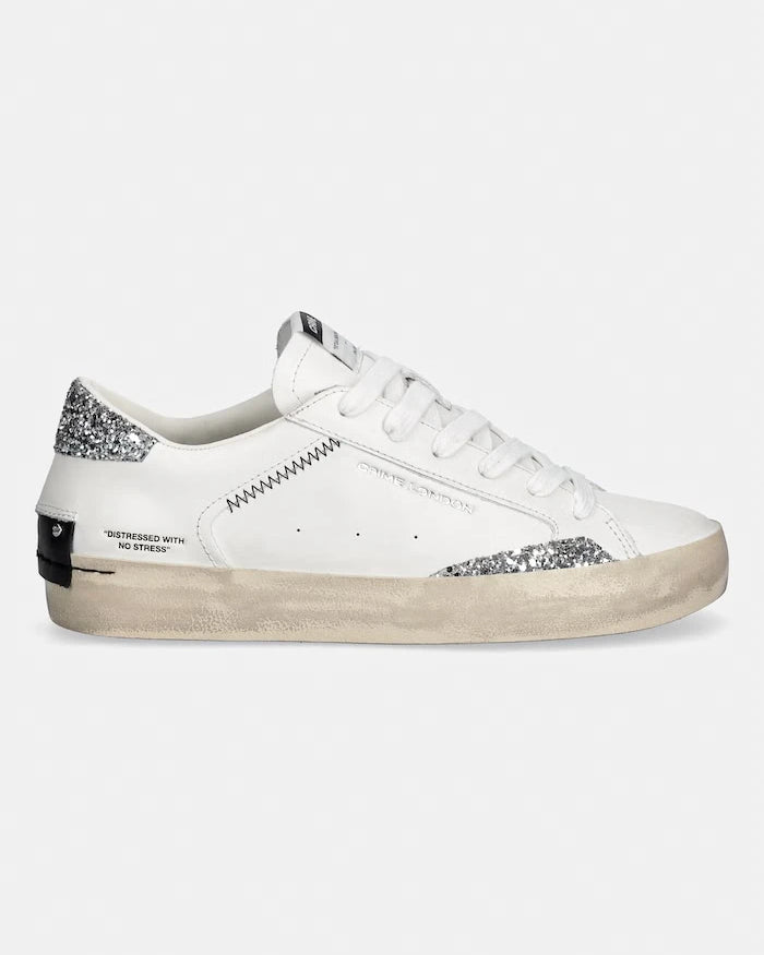 Crime London DISTRESSED Deri Sneakers