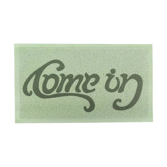 Изтривалка Artsy Doormats Green Come In 70 x 40 cm