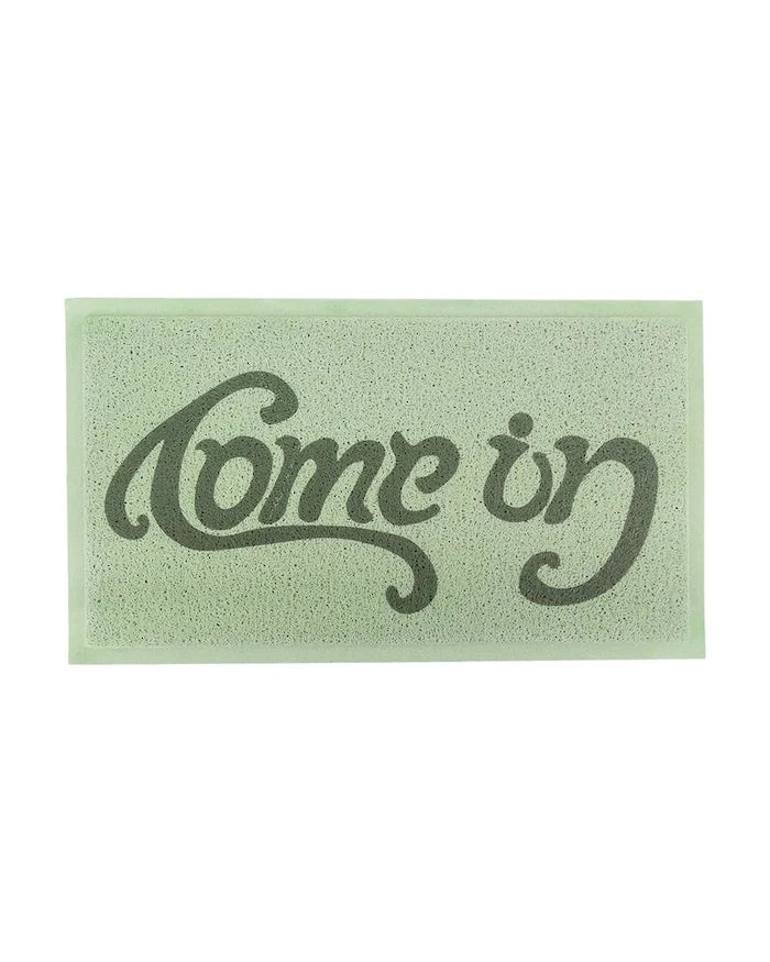 Artsy Doormats Green Come In 70 x 40 cm