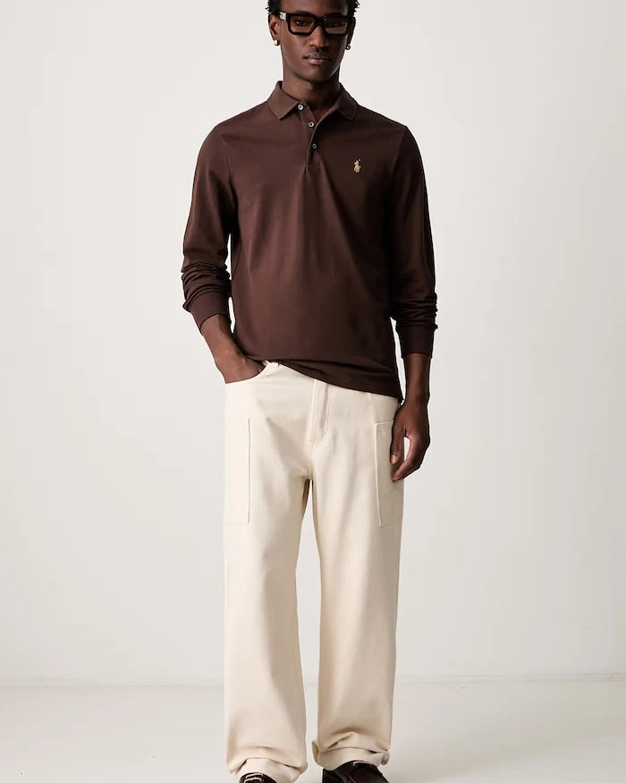 Polo Ralph Lauren Erkek Uzun Kollu Pamuklu Elastan Bluz