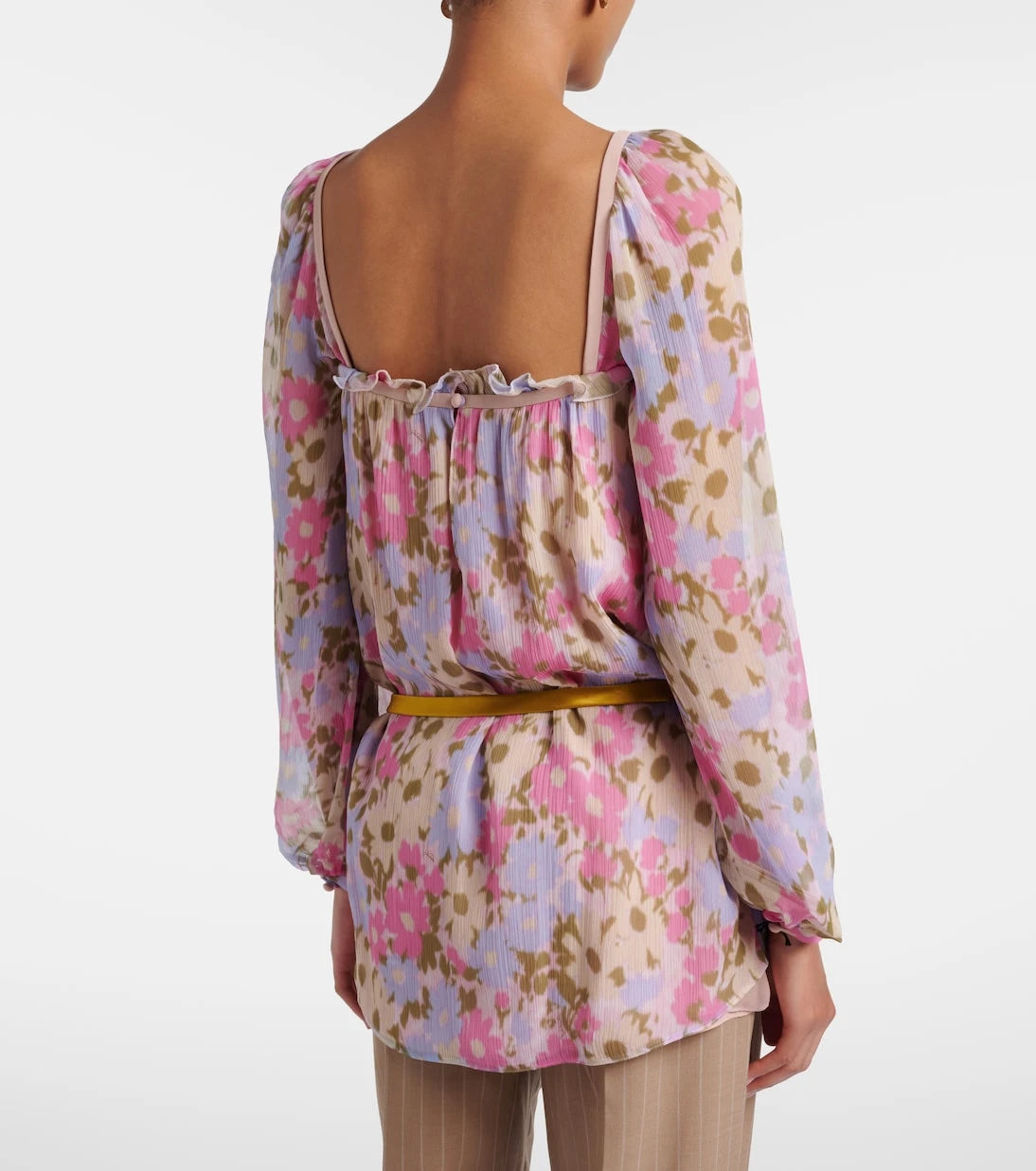 Valentino - Floral silk georgette blouse