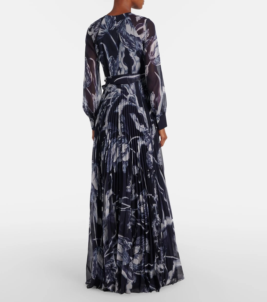 Erdem - Floral voile gown