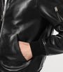 TOM FORD Black Leather Bomber Jacket