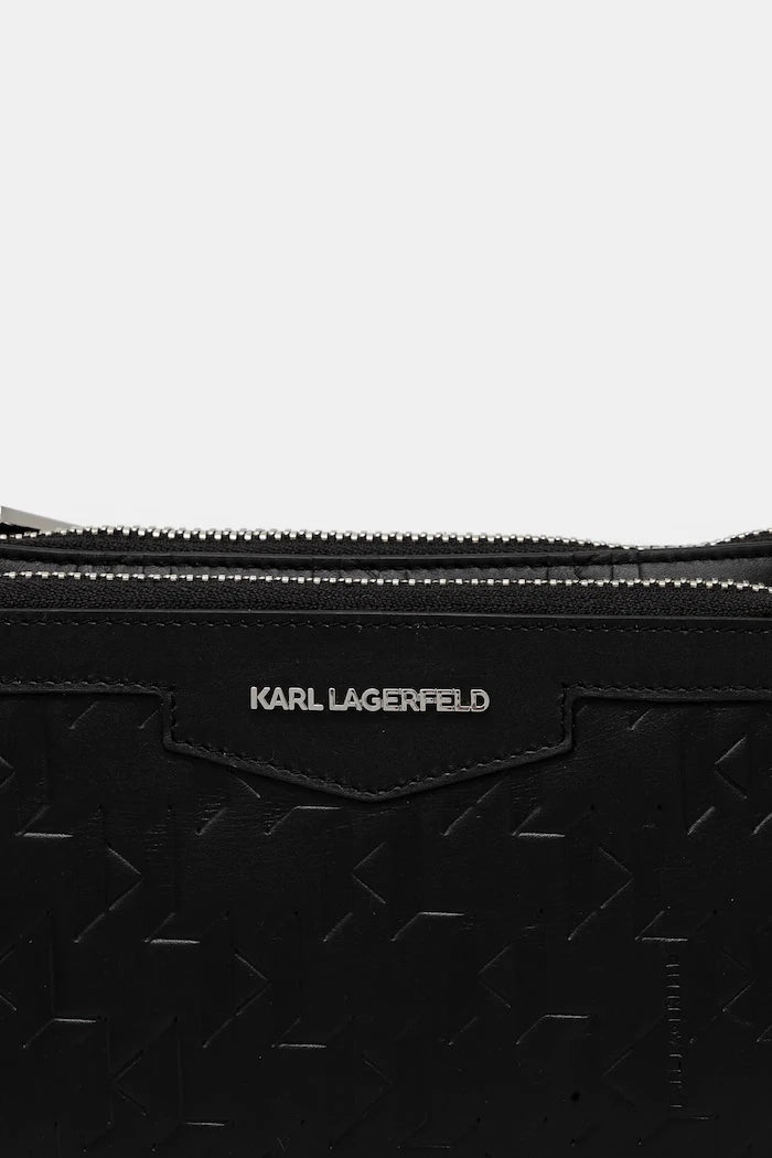Кожена чанта през рамо Karl Lagerfeld K/LOOM