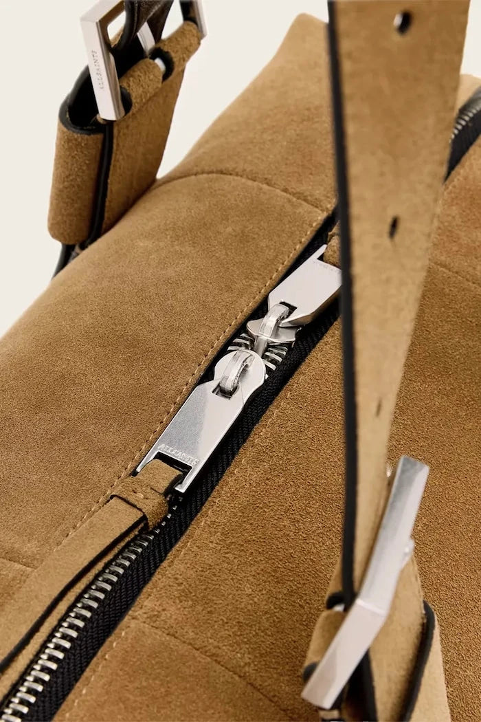 Велурена чанта AllSaints ARES