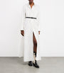 Cotton Shirt Maxi Dress POPELINE WHTE
