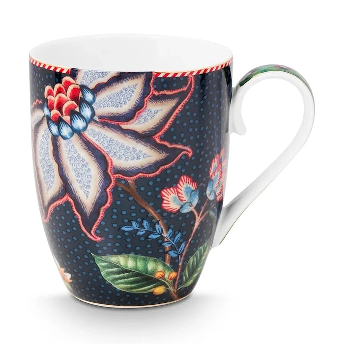 Комплект чаши Pip Studio Flower Blues 350 ml (6 броя)
