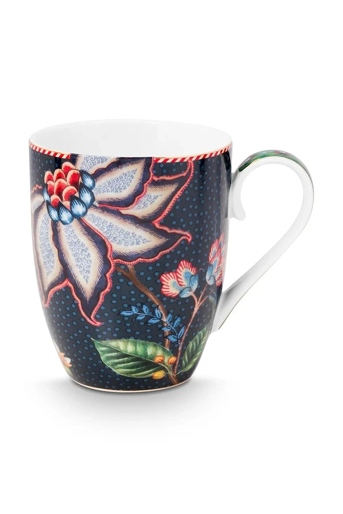 Комплект чаши Pip Studio Flower Blues 350 ml (6 броя)