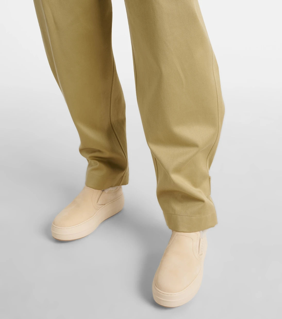 Hogan - Skyscraper suede platform slip-on sneakers