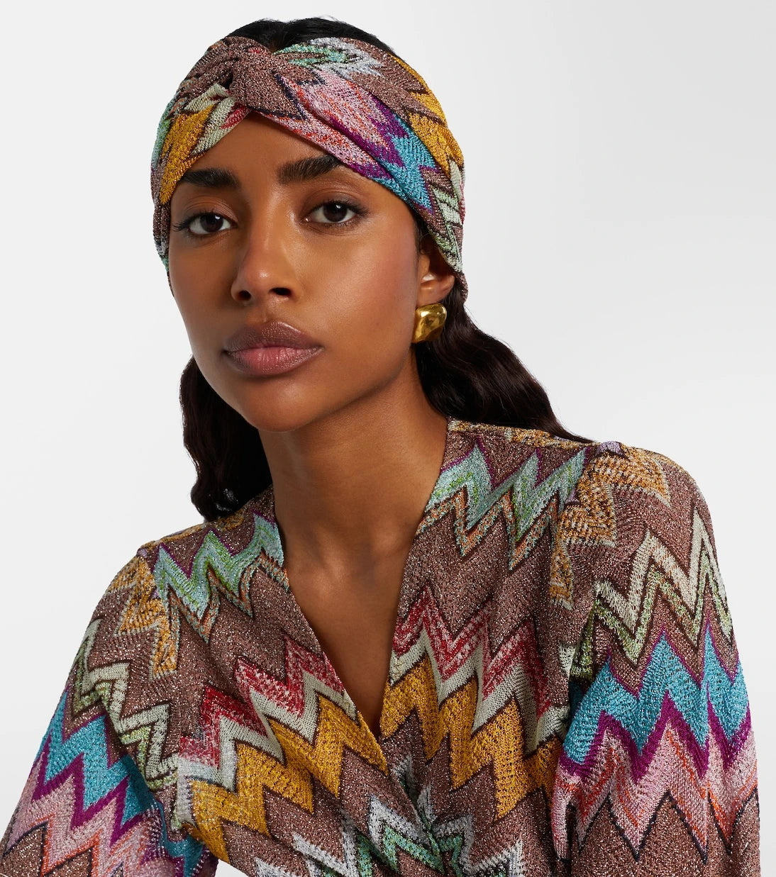 Missoni - Zigzag lamé headband