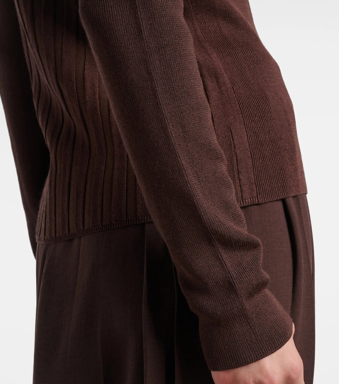 Joseph - Ribbed-knit polo sweater