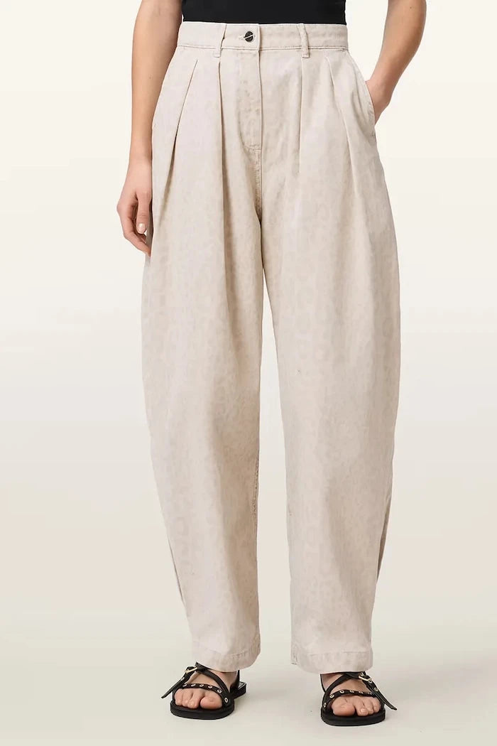 AllSaints панталон baggy дамски от памук BECCA