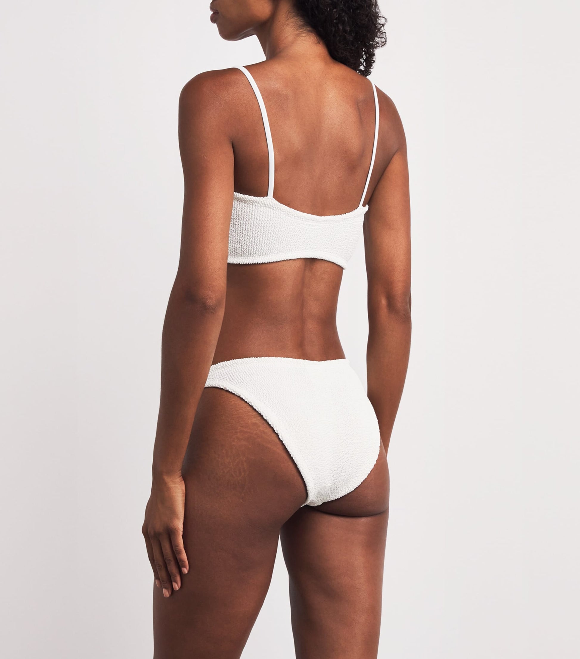 White Misty Pearl Hoop Bikini