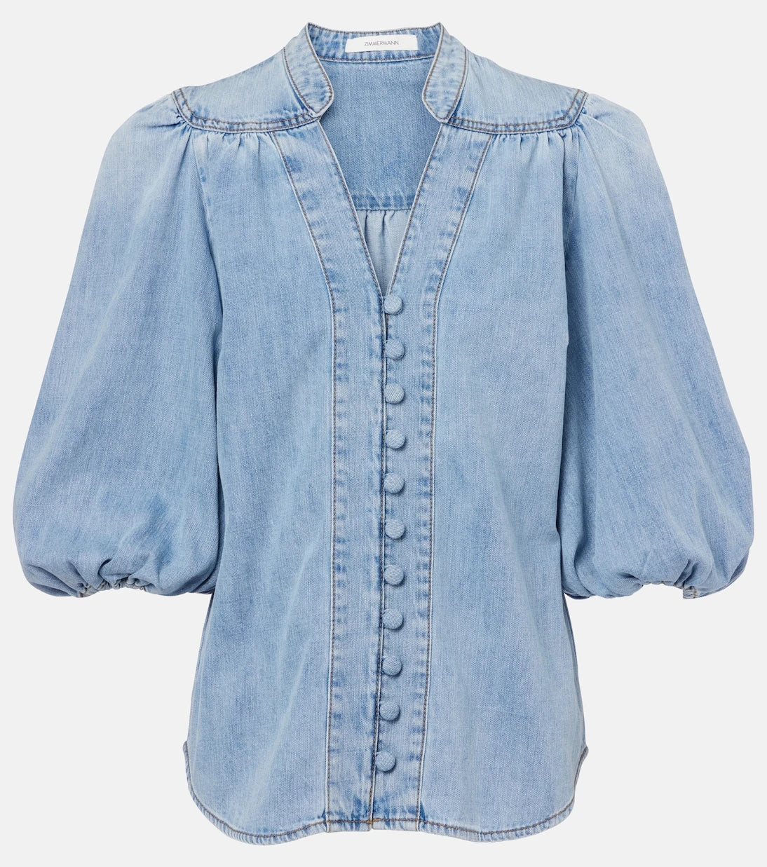 Zimmermann - Lucky denim blouse