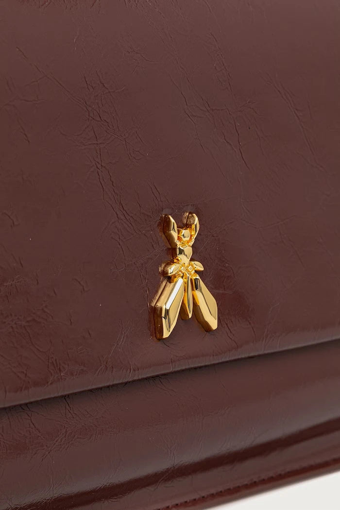 Deri kadın clutch