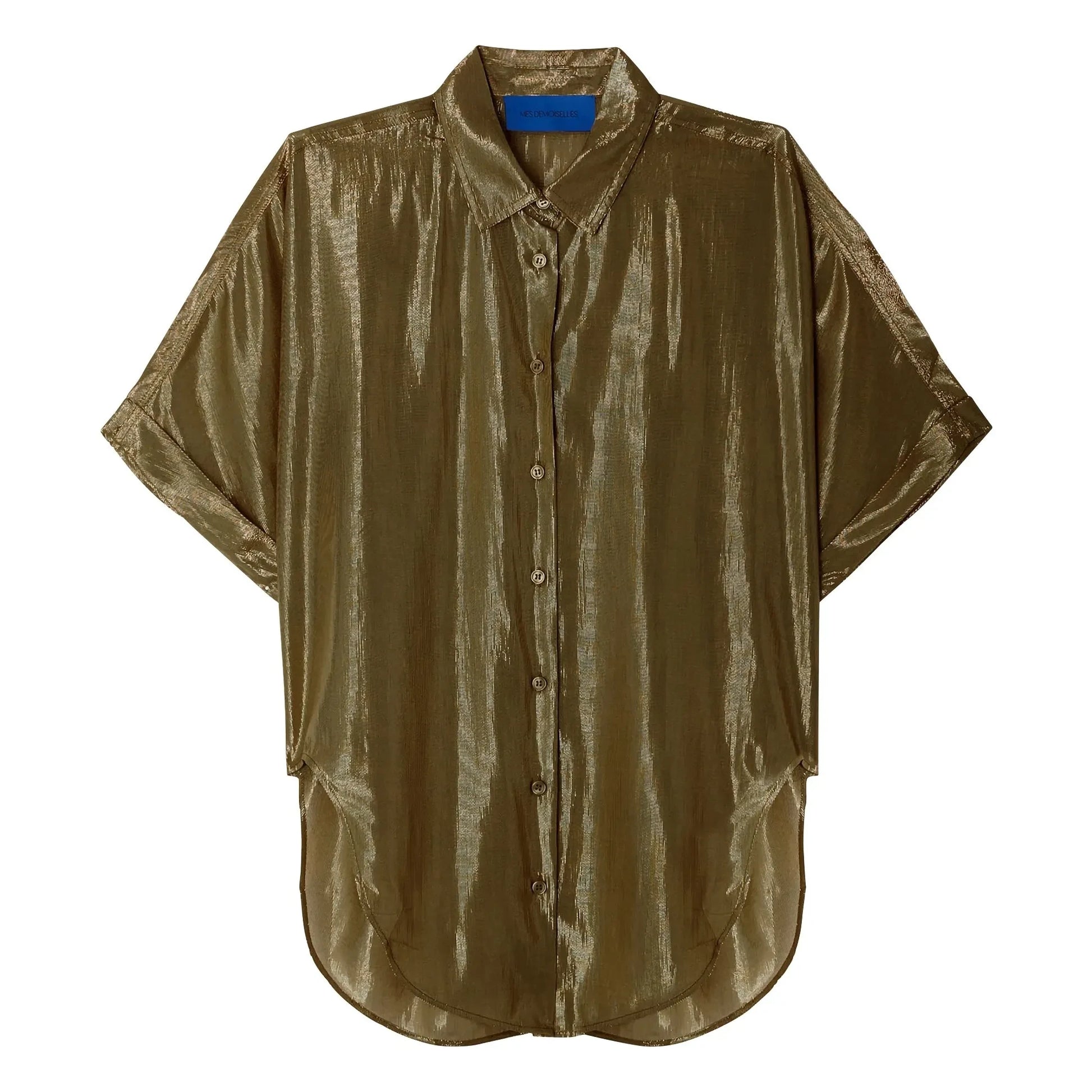Mes Demoiselles - Light Metallic Blouse | Grey