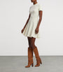 Beige Chiffon A-line Dress