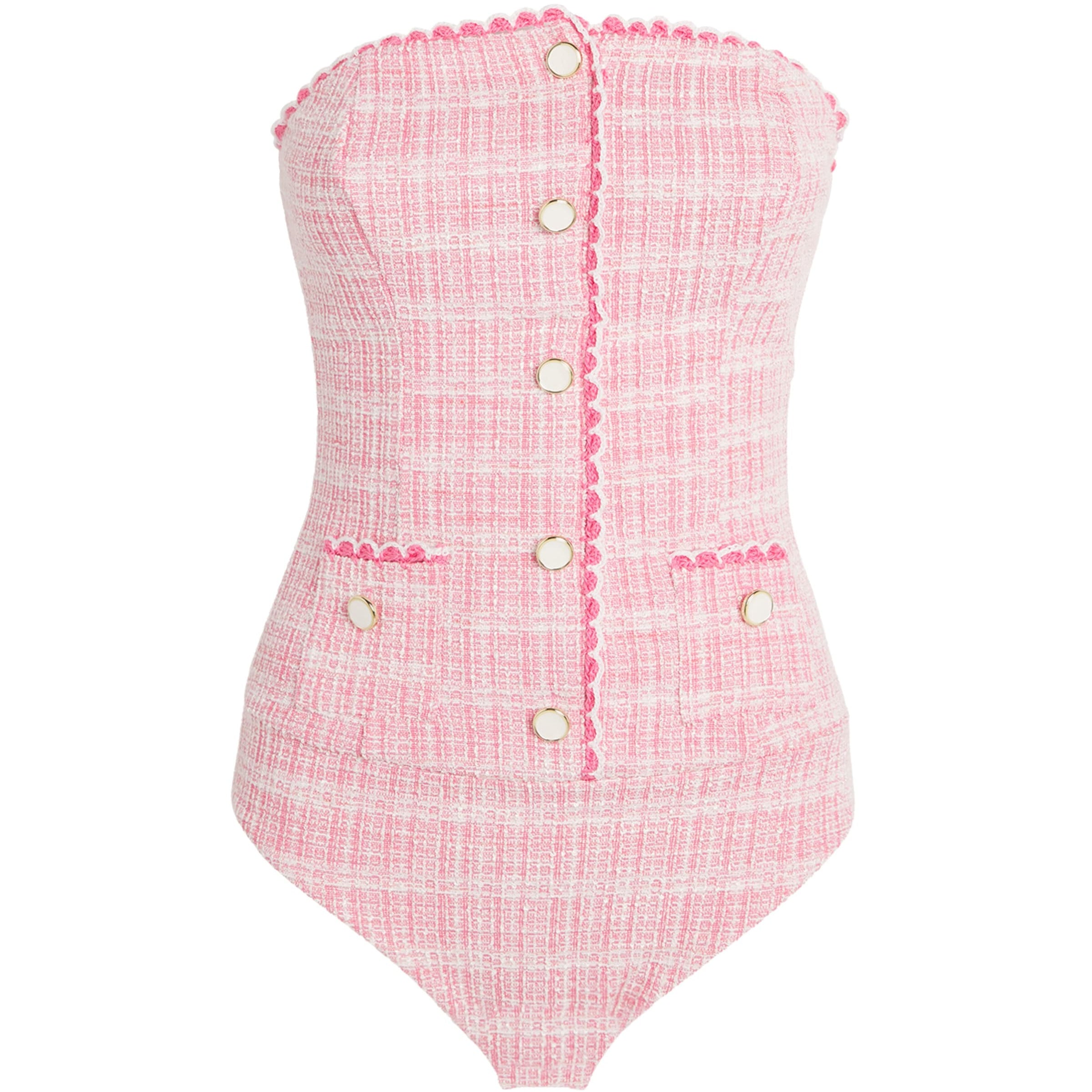Pink Tweed Natalie Swimsuit