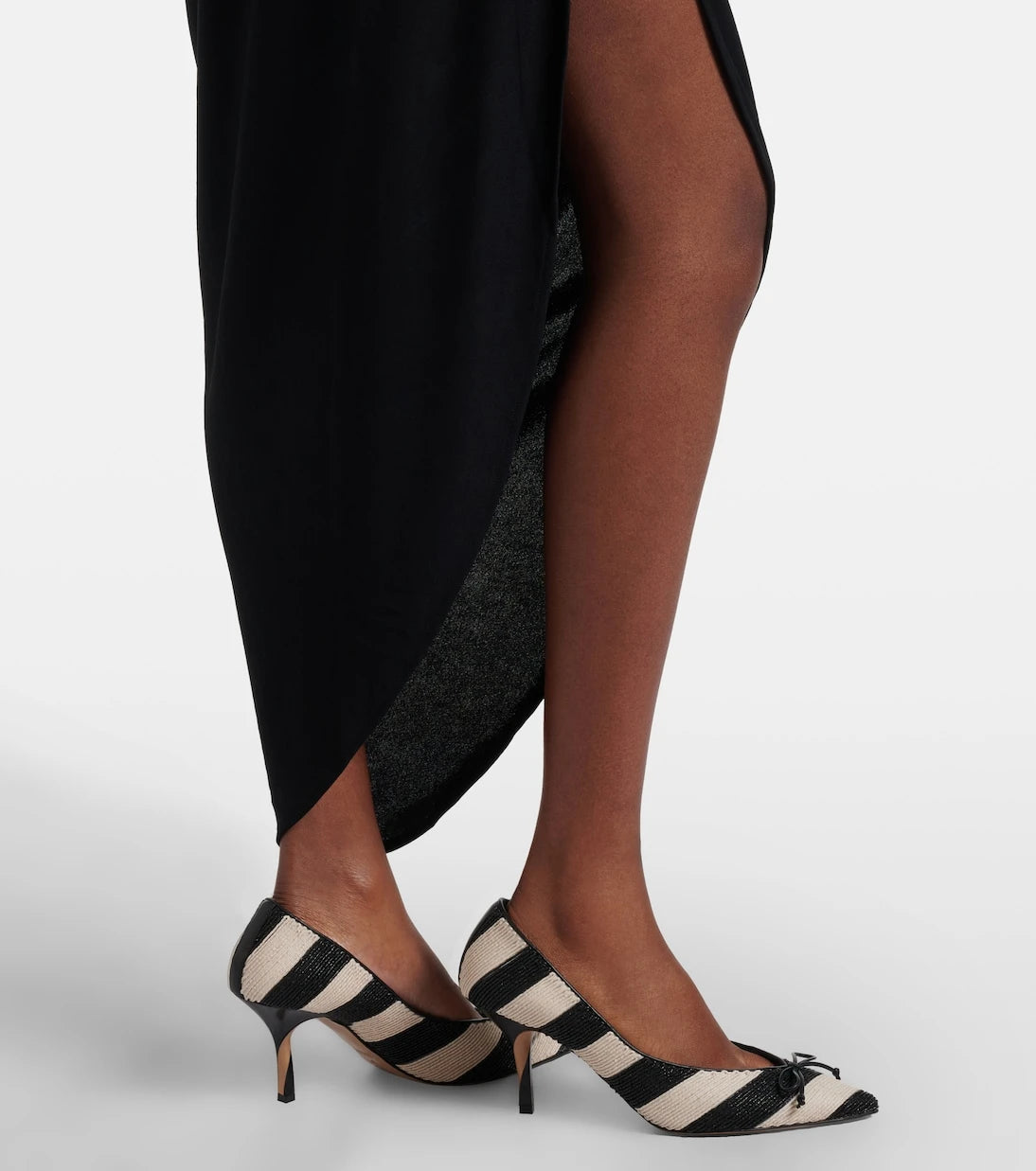 Jacquemus - Sole cutout jersey midi dress