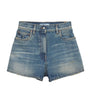Prada Blue Faded Denim Shorts