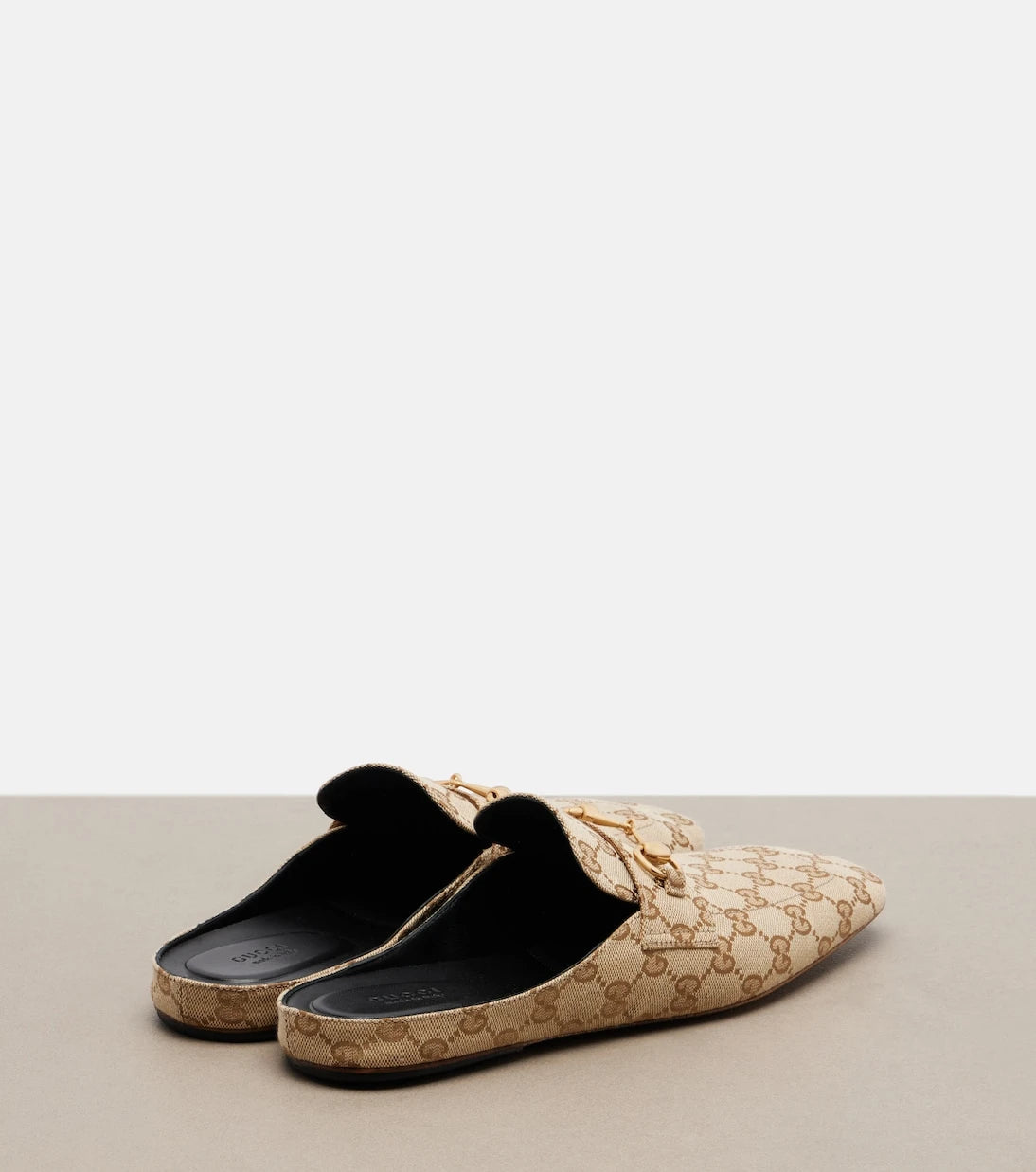 Gucci - Ragazzo GG canvas mules