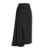 Edeline Lee Black Charmeuse Aurora Maxi Skirt