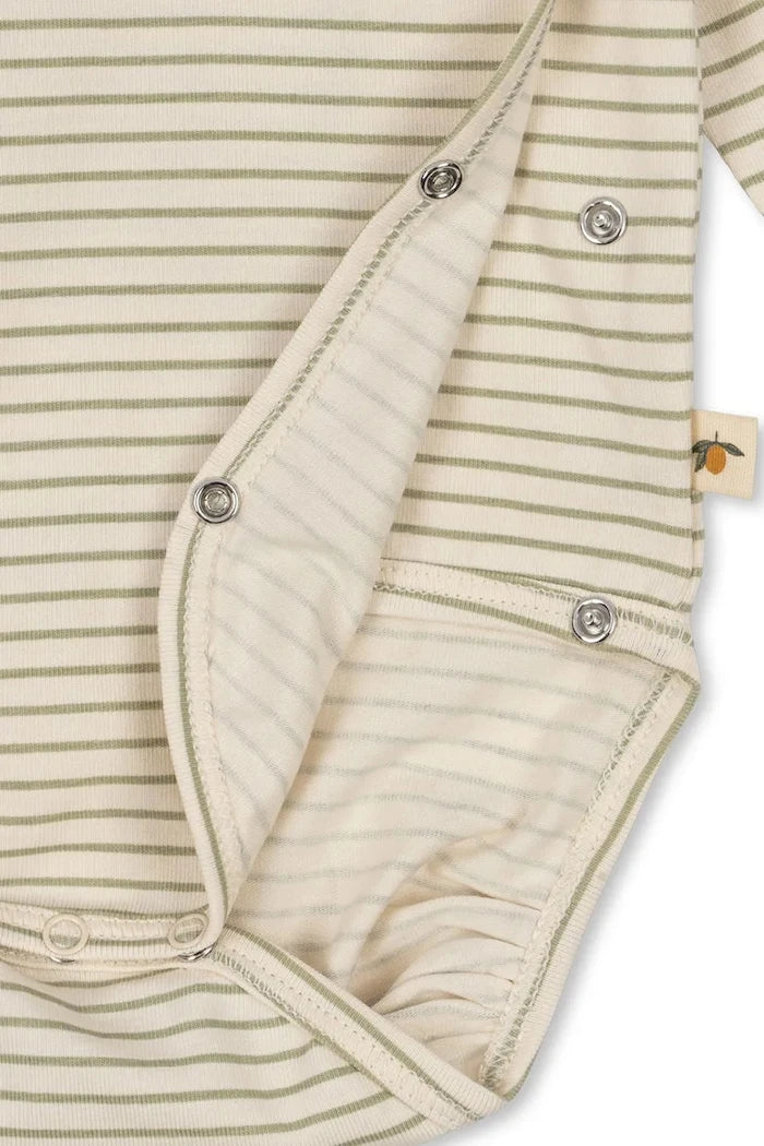 Бебешко боди Konges Sløjd BASIC LS NEWBORN BODY GOTS