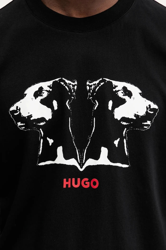 Памучна тениска HUGO Dobero