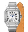 Stainless Steel Santos de Cartier Watch 35.1mm