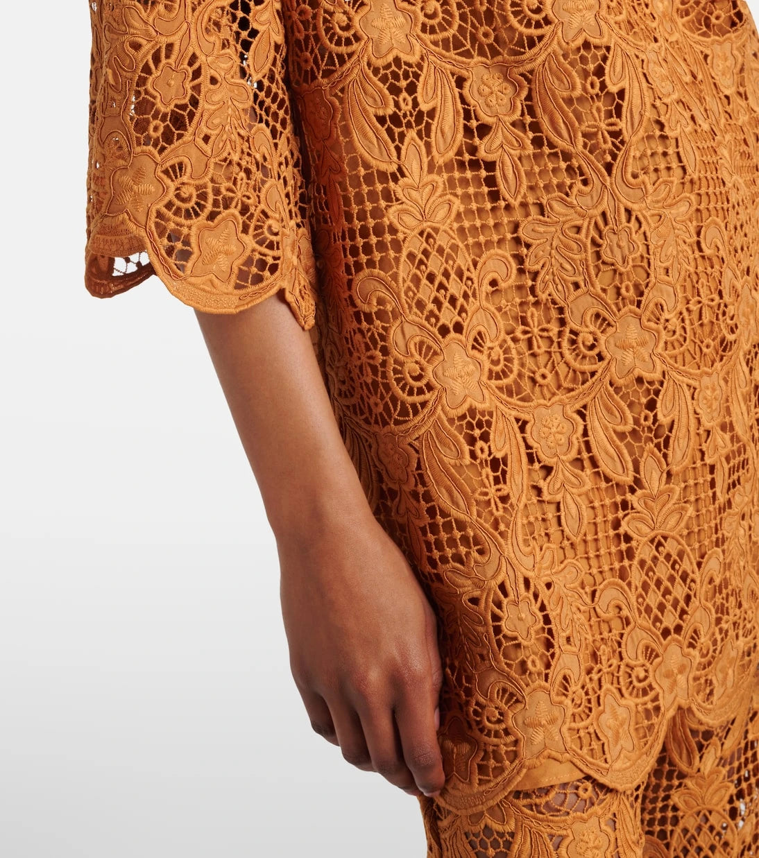 Zimmermann - Coco scalloped lace top