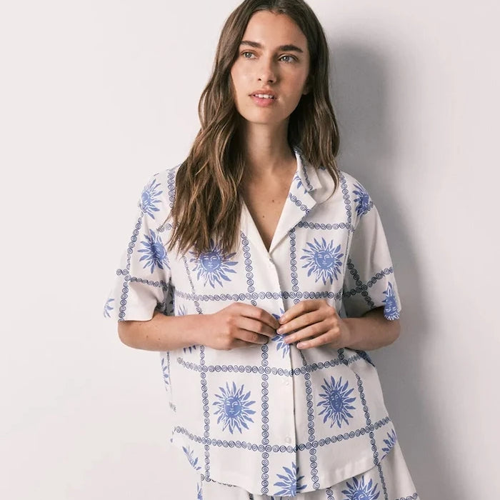 women'secret kadın pamuklu iki parçalı pijama