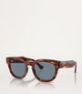 Ray-Ban Brown Propionate Mega Hawkeye Sunglasses