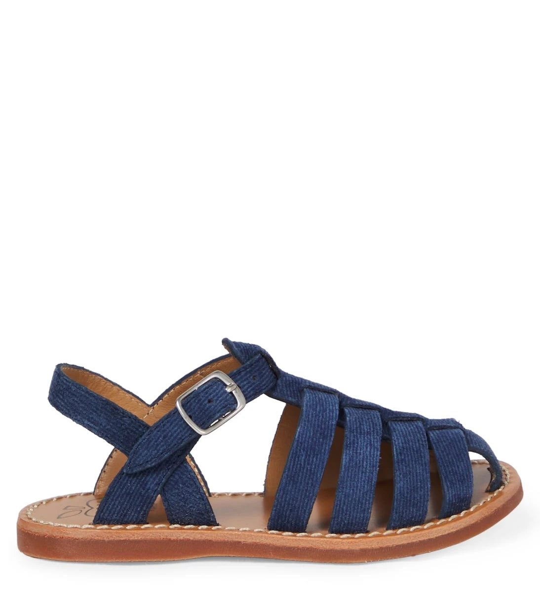 Pom d'Api - Plage-Stitch Dad suede sandals