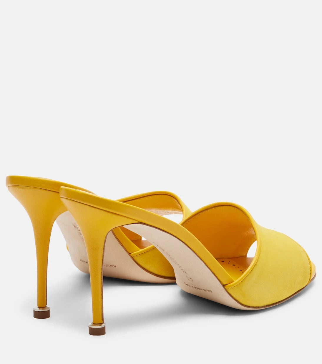 Manolo Blahnik - Larache 90 suede mules