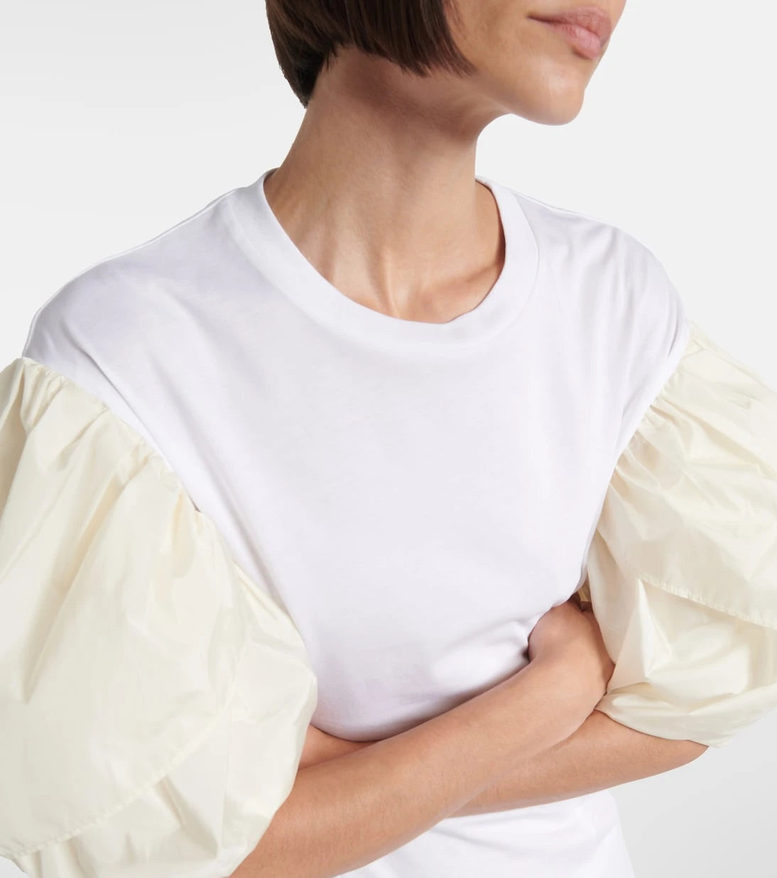 Simone Rocha - Puff-sleeve cotton jersey T-shirt
