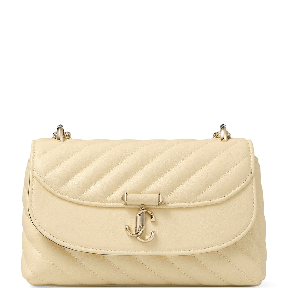 Curve Small Biker Leather Quilted Cross-Body Bag