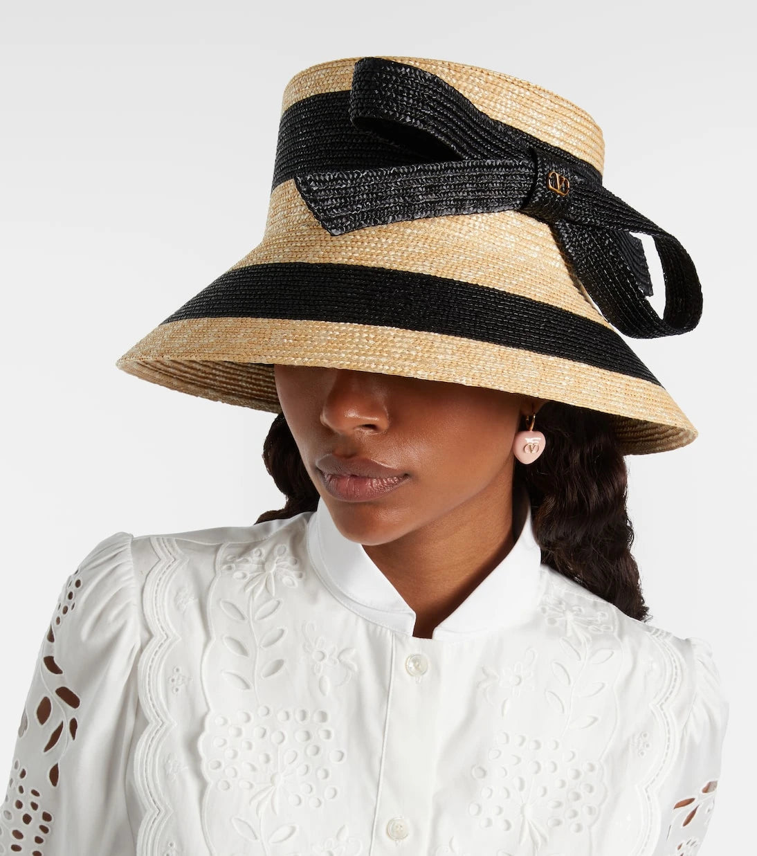 Valentino - Straw bucket hat