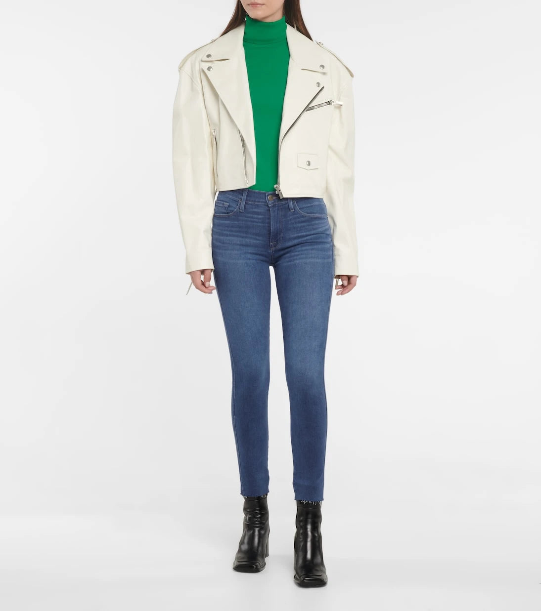 Frame - Le Skinny De Jeanne mid-rise jeans