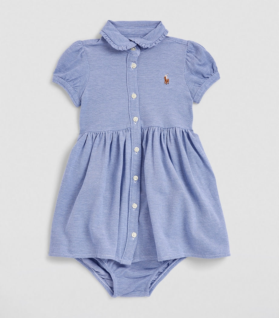 Ralph Lauren Kids Cotton Oxford Dress and Bloomers Set (3-24 Months)